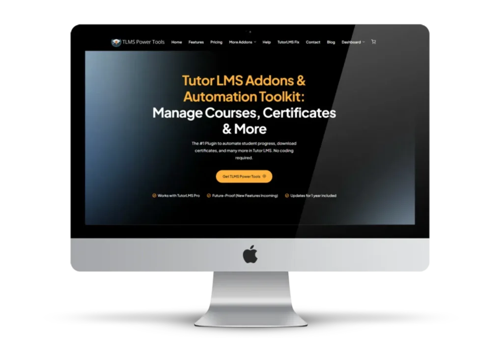 TLMS Power Tools WordPress plugin suite project preview